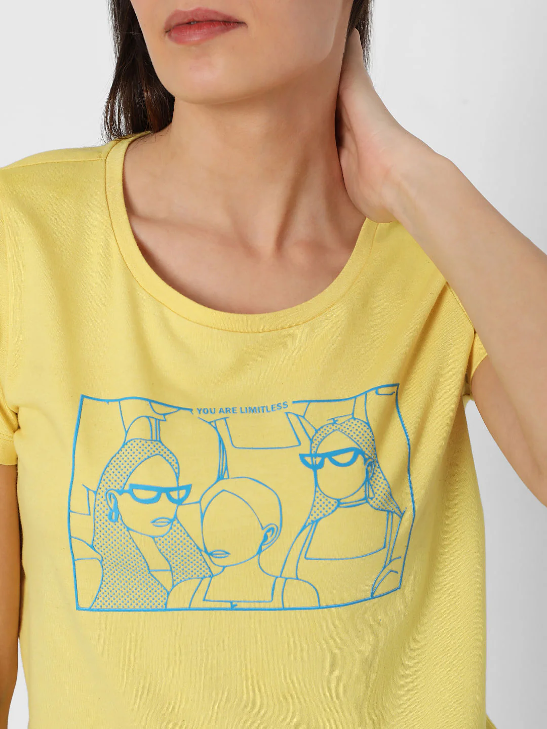 Yellow Graphic Print T-Shirt - Image 6