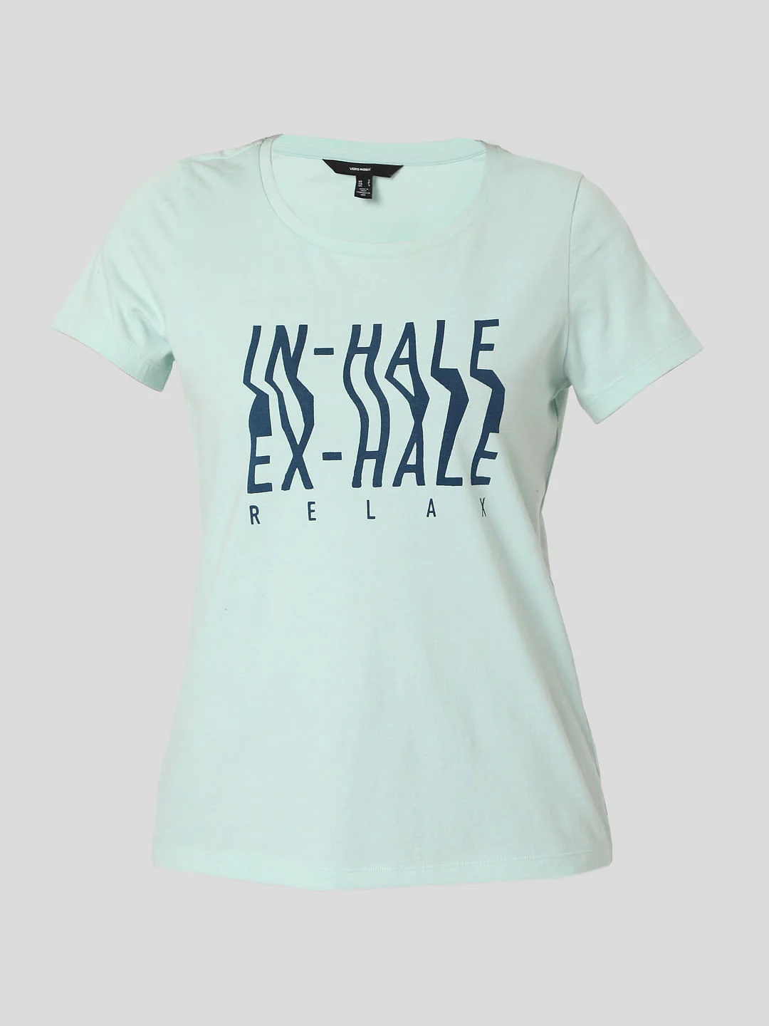 Blue Typographic Print T-Shirt - Image 7