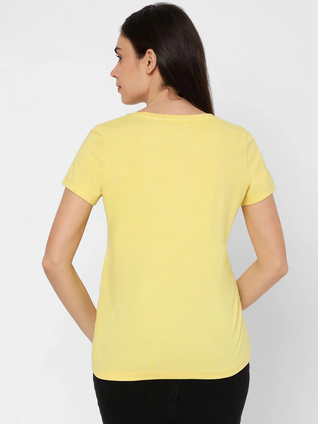 Yellow Typographic Print T-Shirt - Image 4