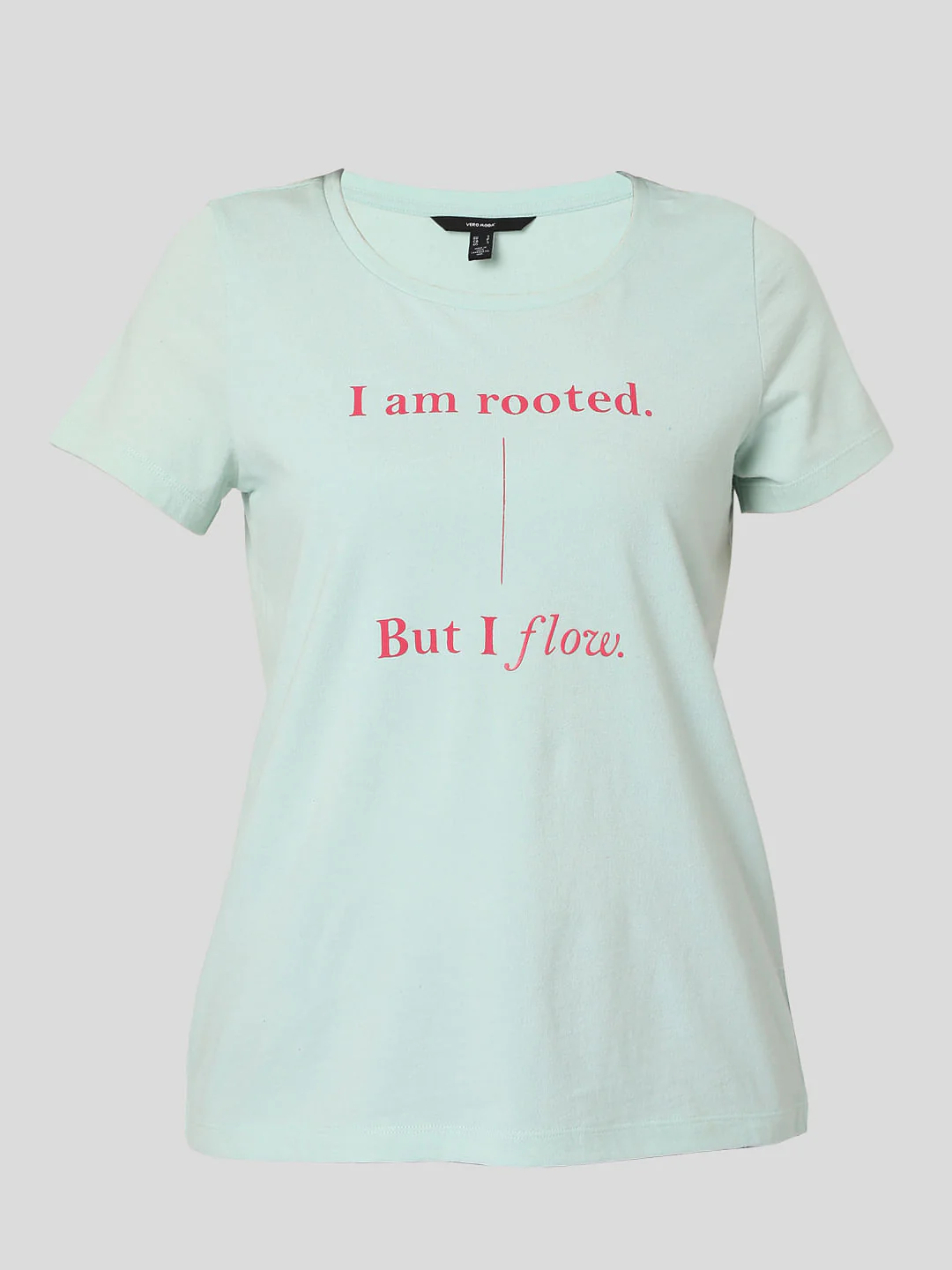 Blue Slogan Print T-Shirt - Image 7