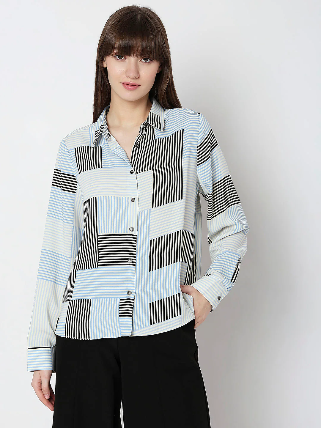 White Striped Shirt - Image 2