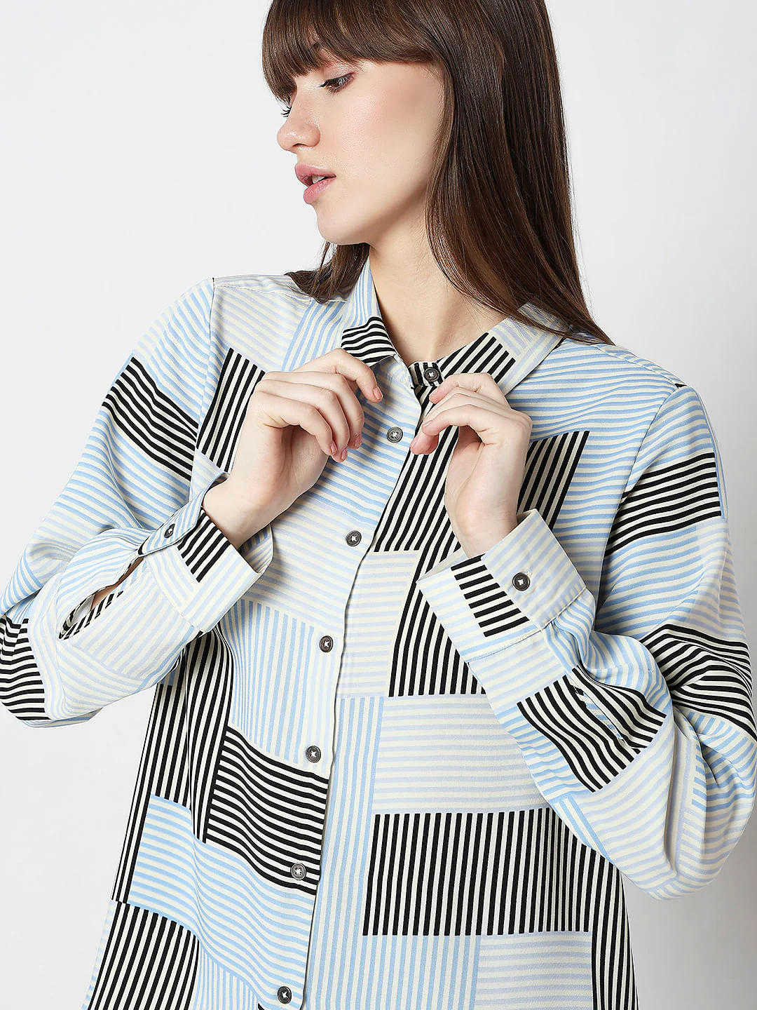 White Striped Shirt - Image 6