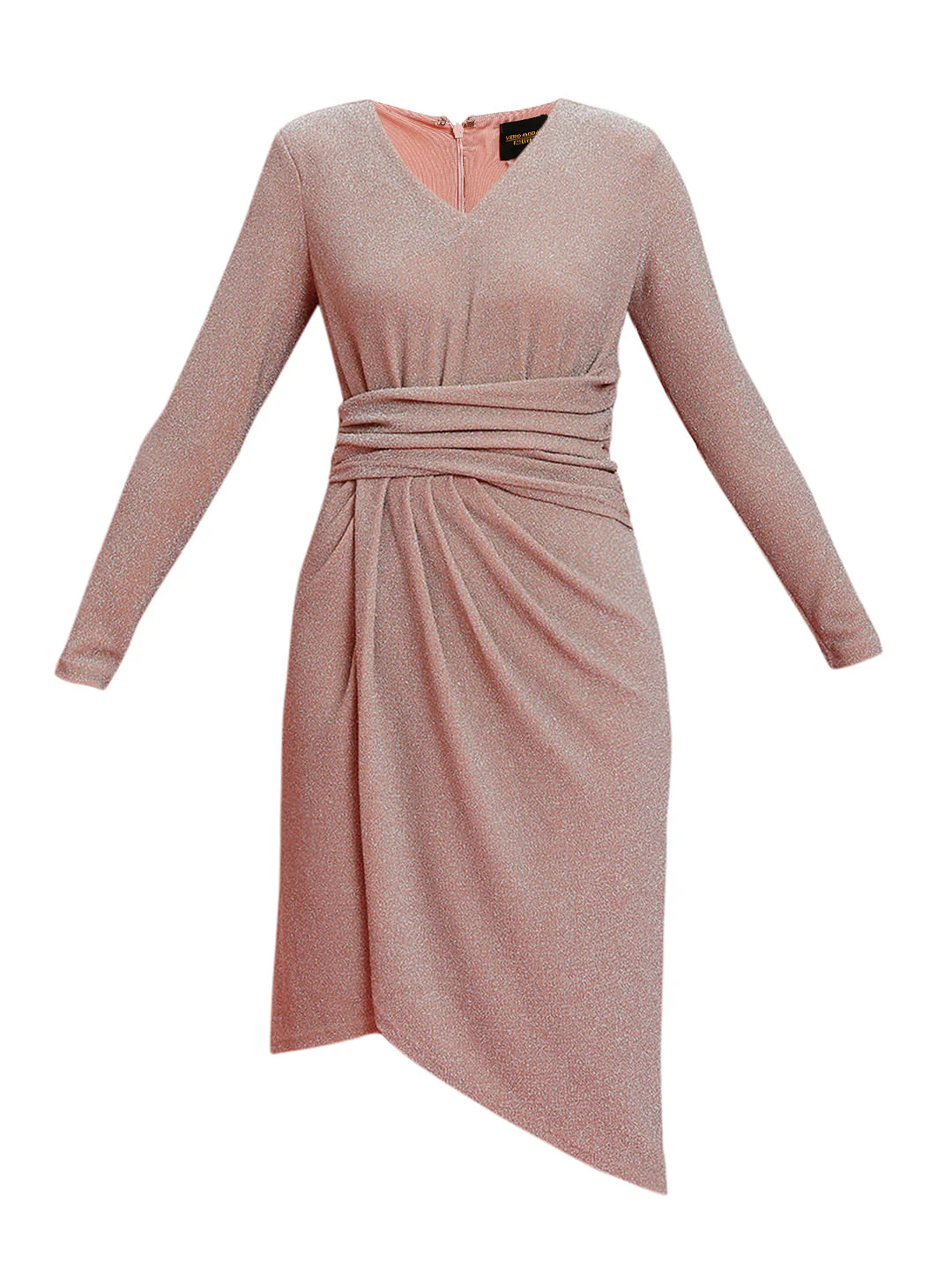 Marquee Pink Lurex Knit Dress - Image 6