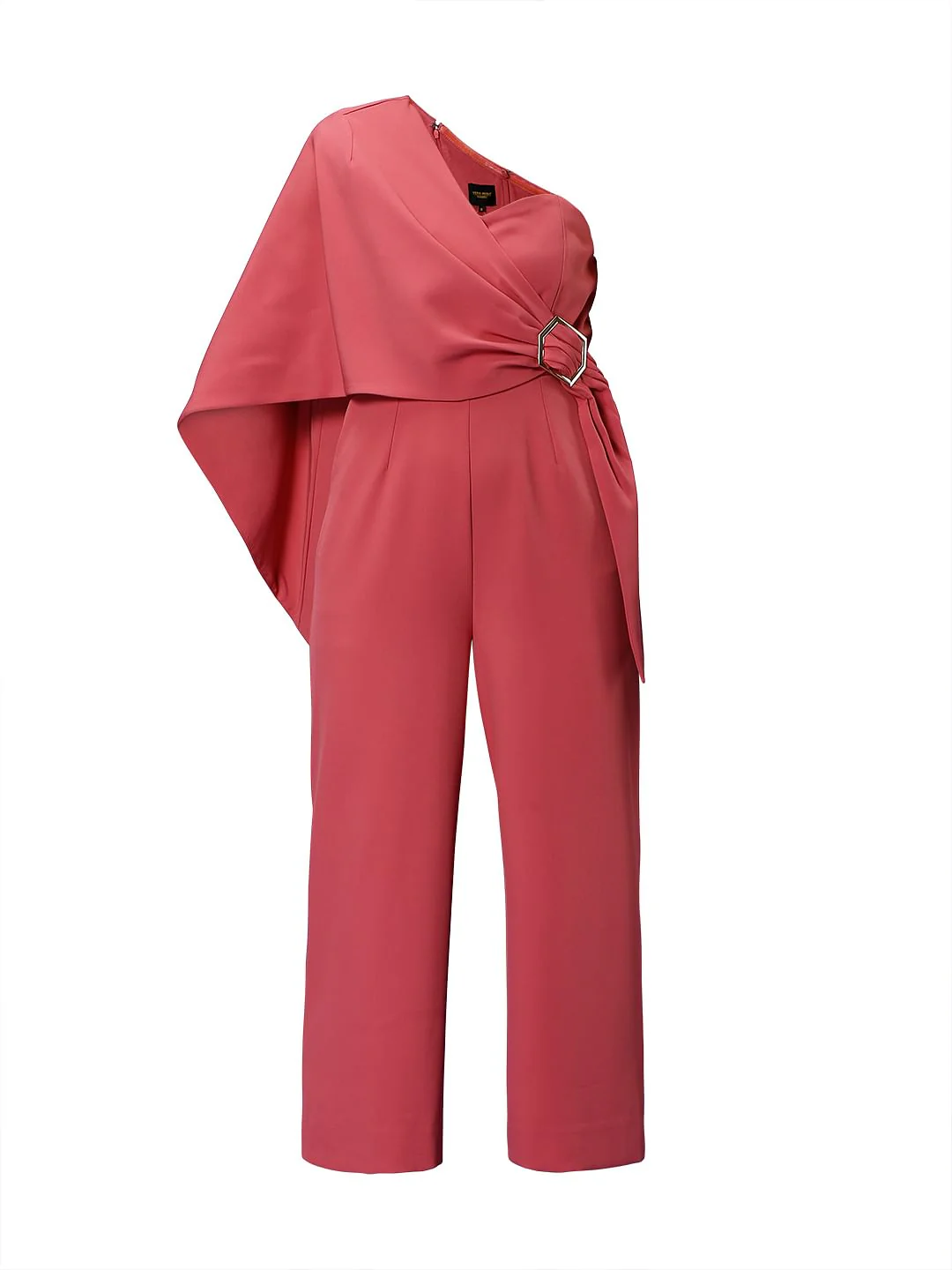 Marquee Pink One Shoulder Jumpsuit - Image 6