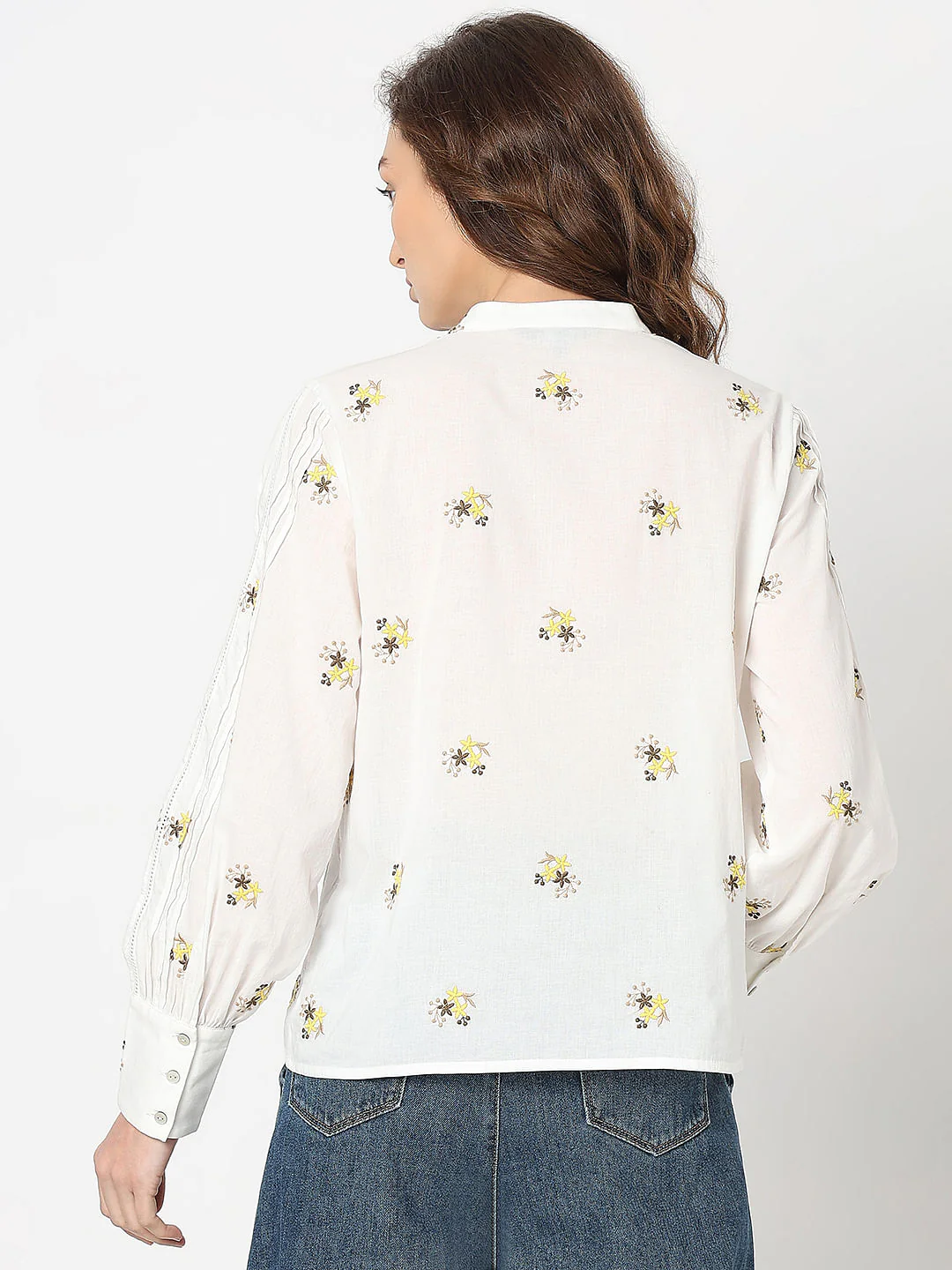 White Embroidered Top - Image 4