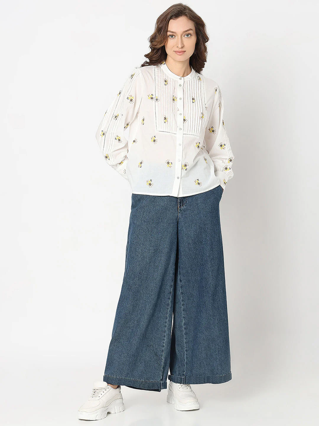 White Embroidered Top - Image 5