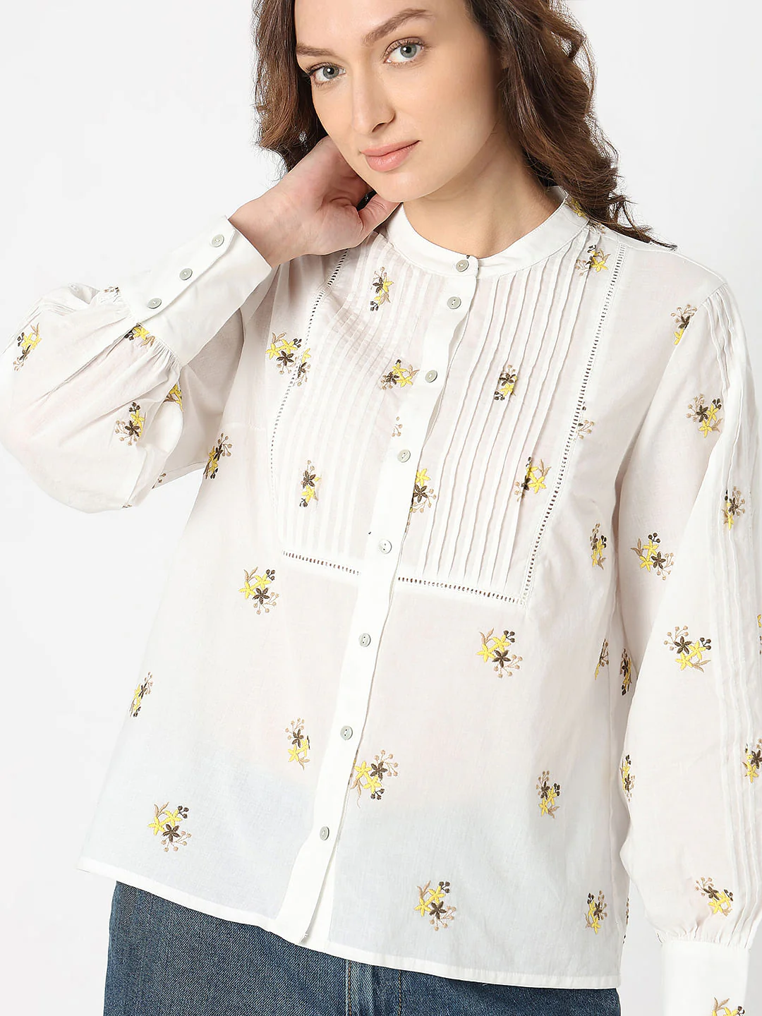 White Embroidered Top - Image 6