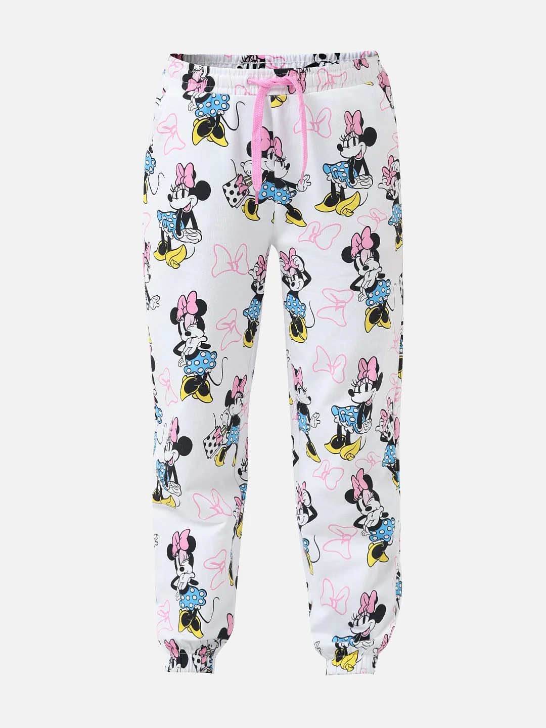 Girl X Disney White Printed Joggers - Image 5