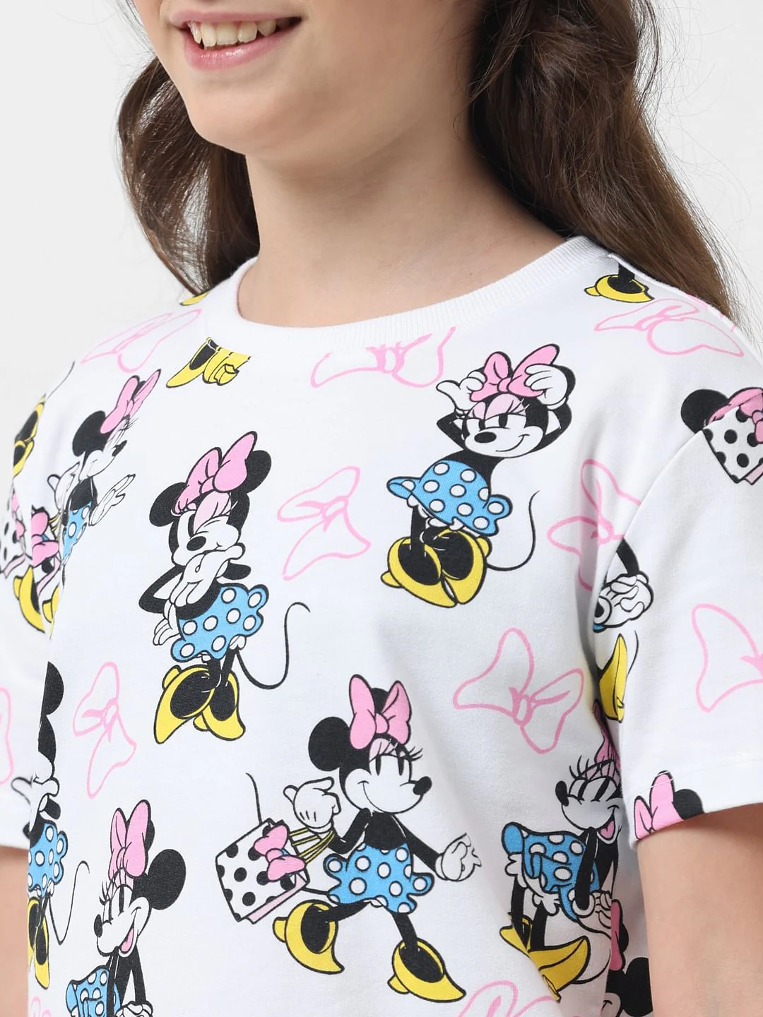 Girl X Disney White Printed T-Shirt - Image 4