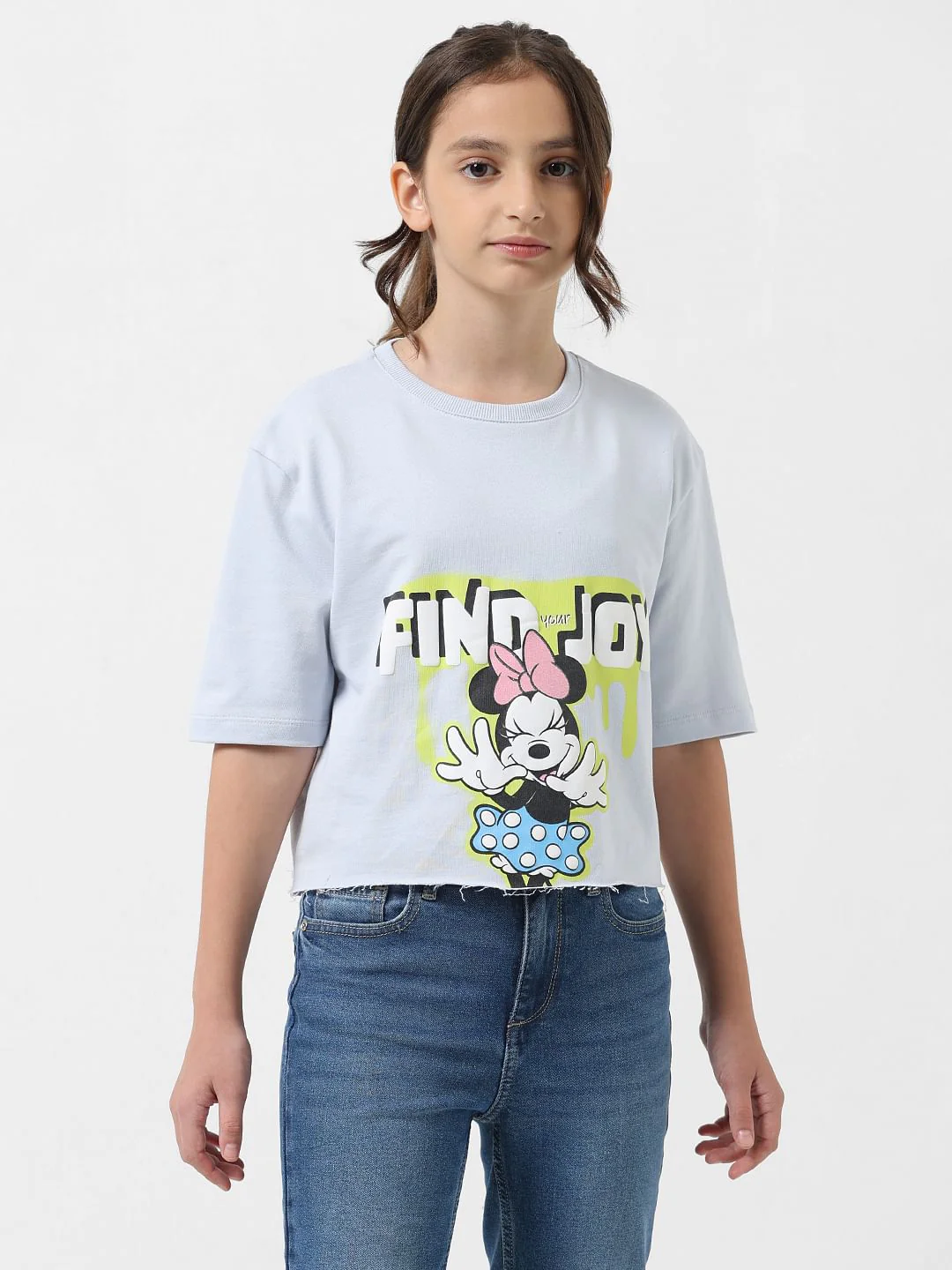 Girl X Disney Blue Minnie Mouse T-Shirt - Image 2