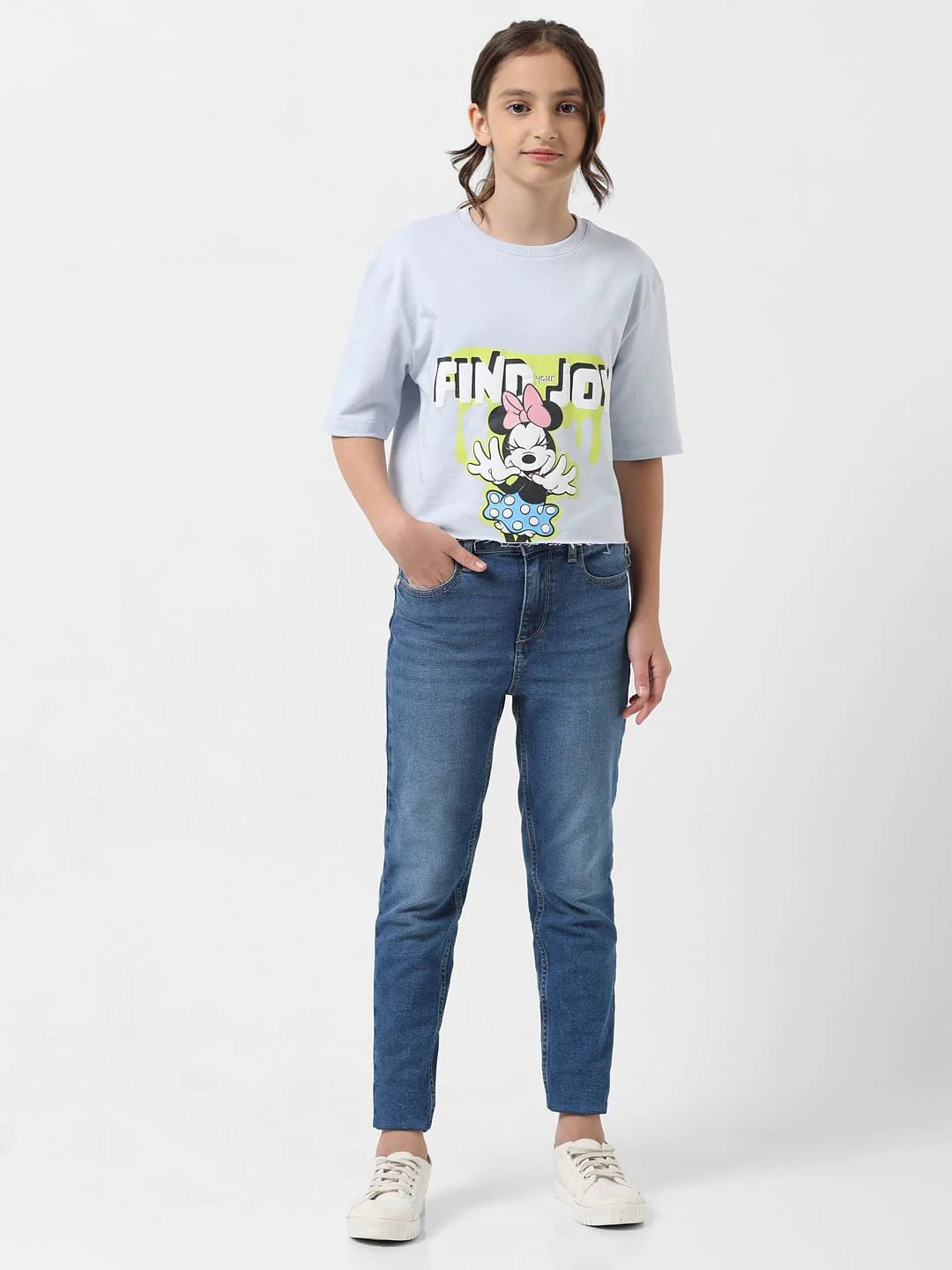 Girl X Disney Blue Minnie Mouse T-Shirt - Image 5