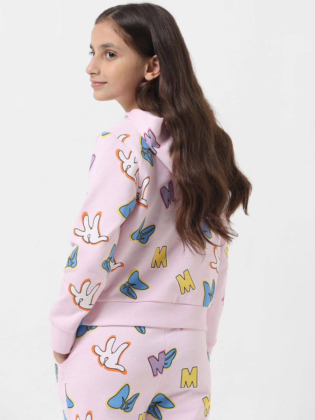 Girl X Disney Pink Printed Hooded Sweatshirt - Image 3