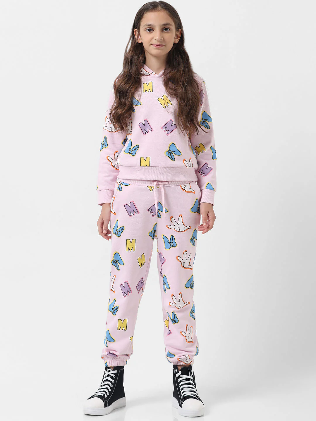 Girl X Disney Pink Printed Hooded Sweatshirt - Image 5