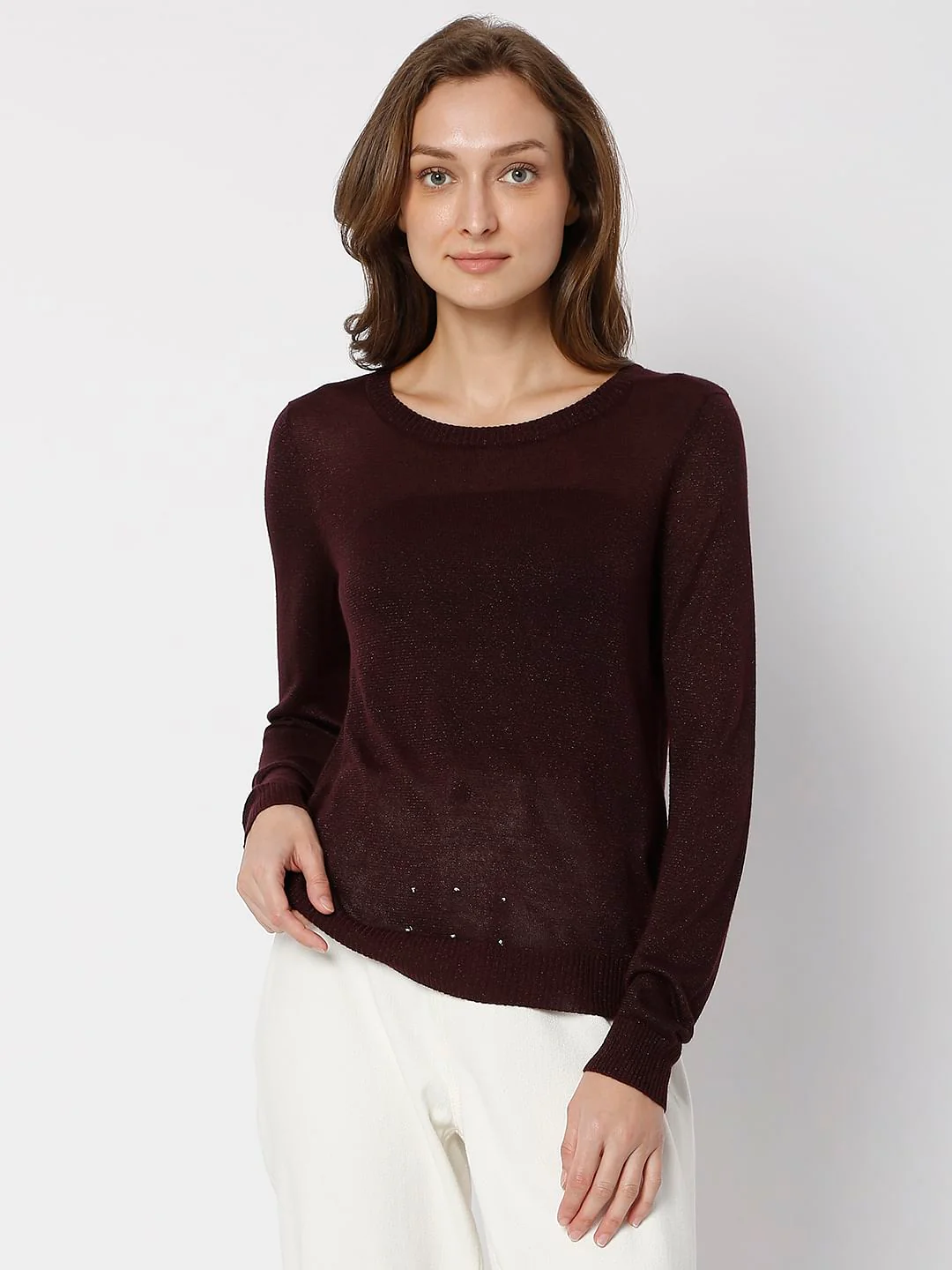 Burgundy Pullover - Image 2