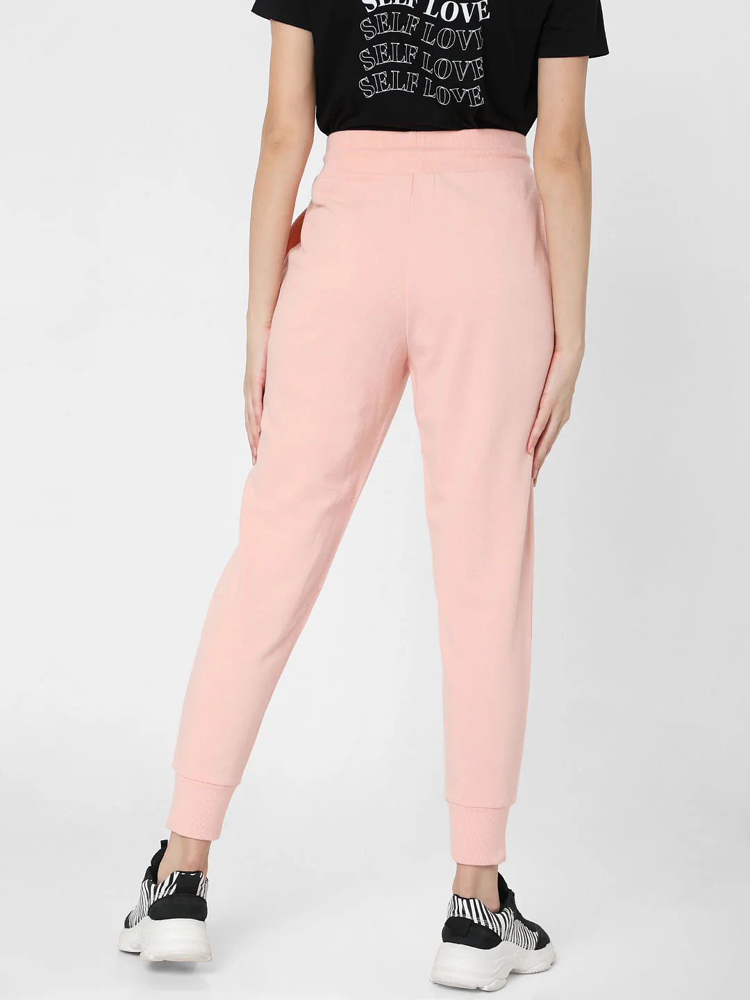 Pink Logo Print Lounge Joggers - Image 3