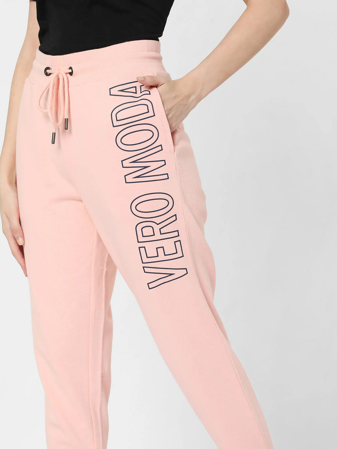 Pink Logo Print Lounge Joggers - Image 5