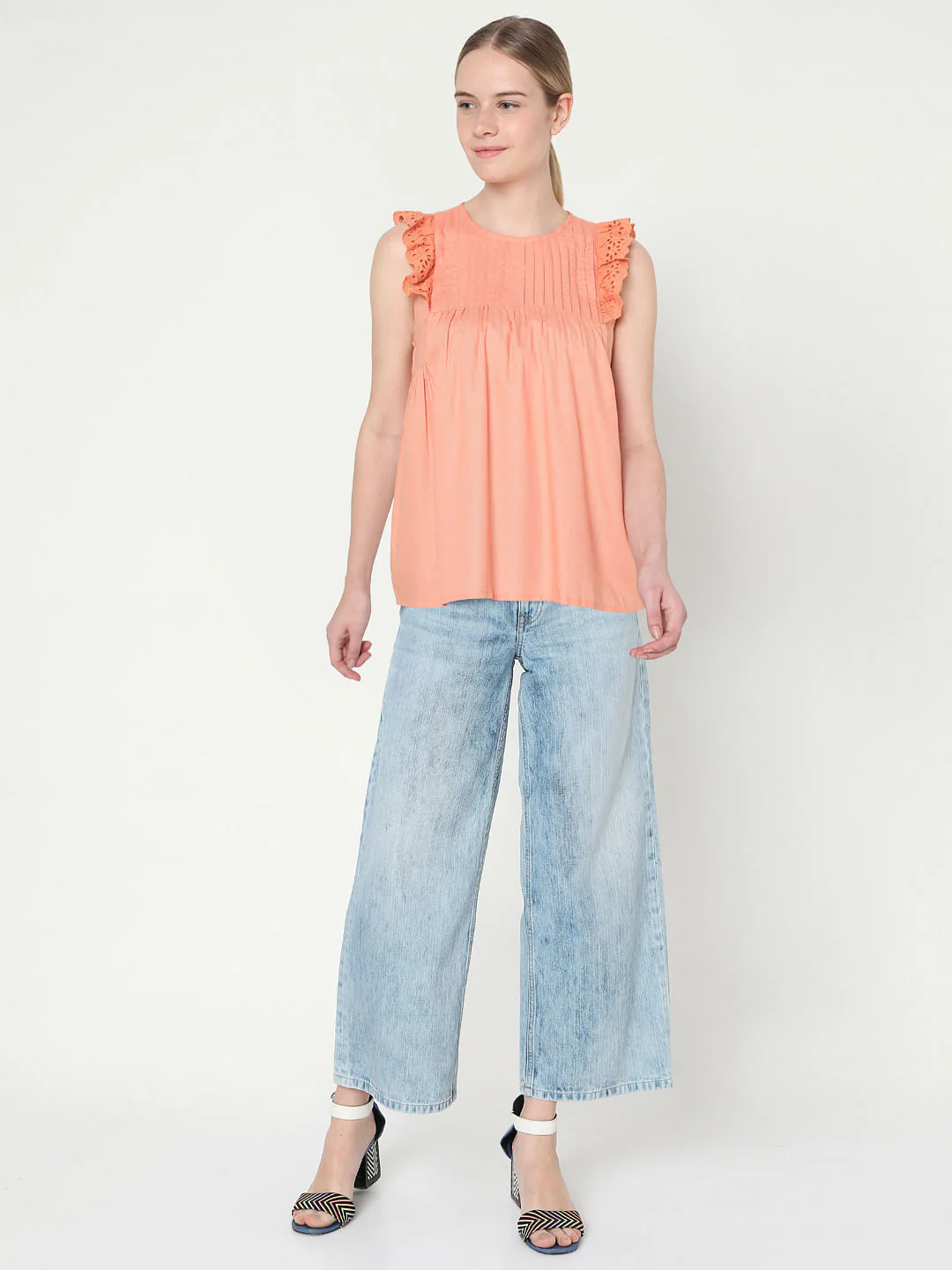 Coral Sleeveless Top - Image 5