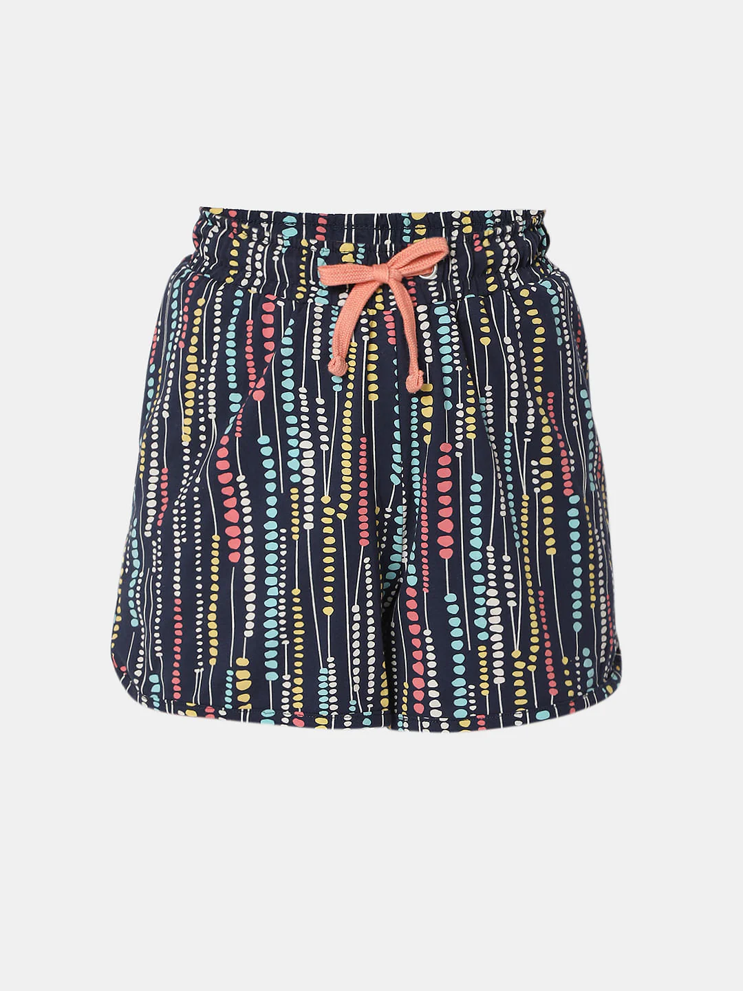 Dark Blue T-Shirt & Shorts Night Suit Set - Image 10