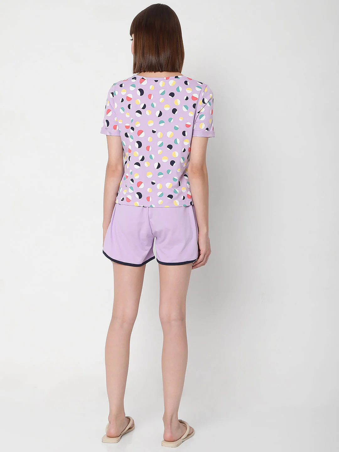 Purple T-Shirt & Shorts Set - Image 5