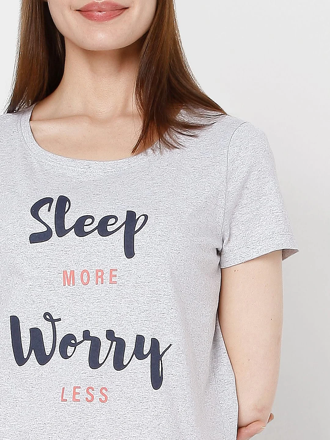 Grey T-Shirt & Pyjama Set - Image 6