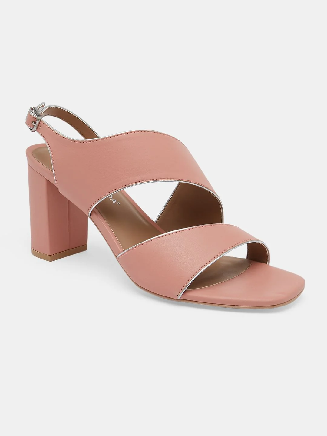 Pink Heeled Sandals - Image 3