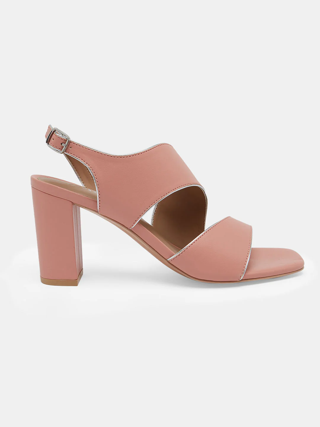 Pink Heeled Sandals - Image 4