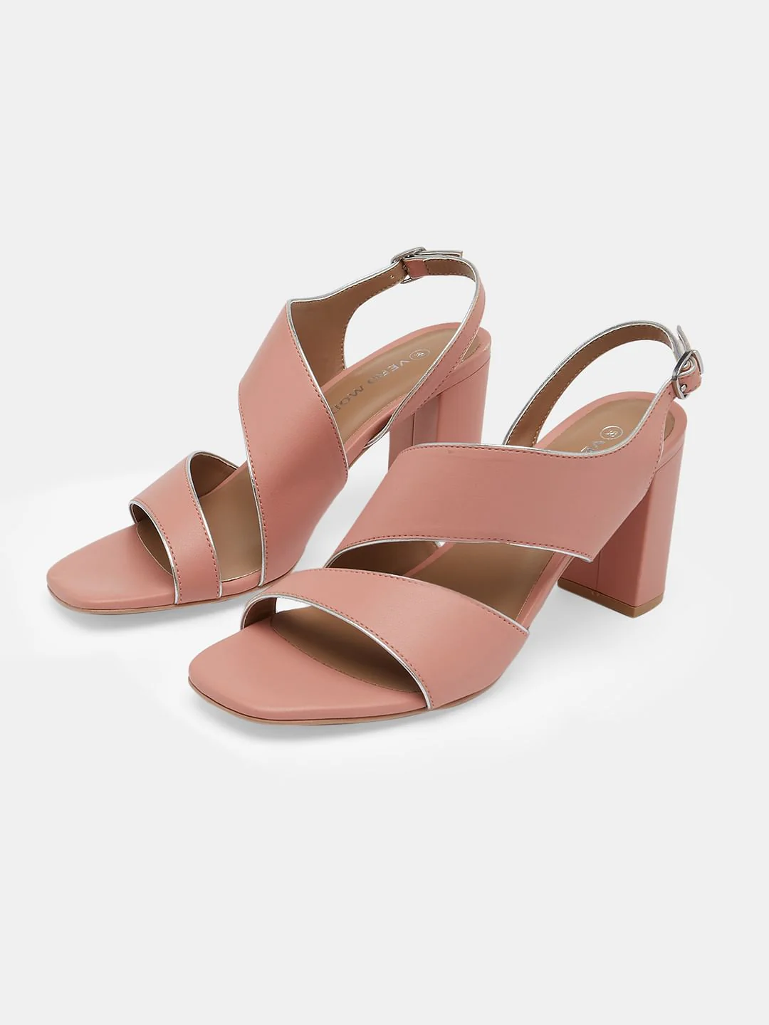 Pink Heeled Sandals - Image 5