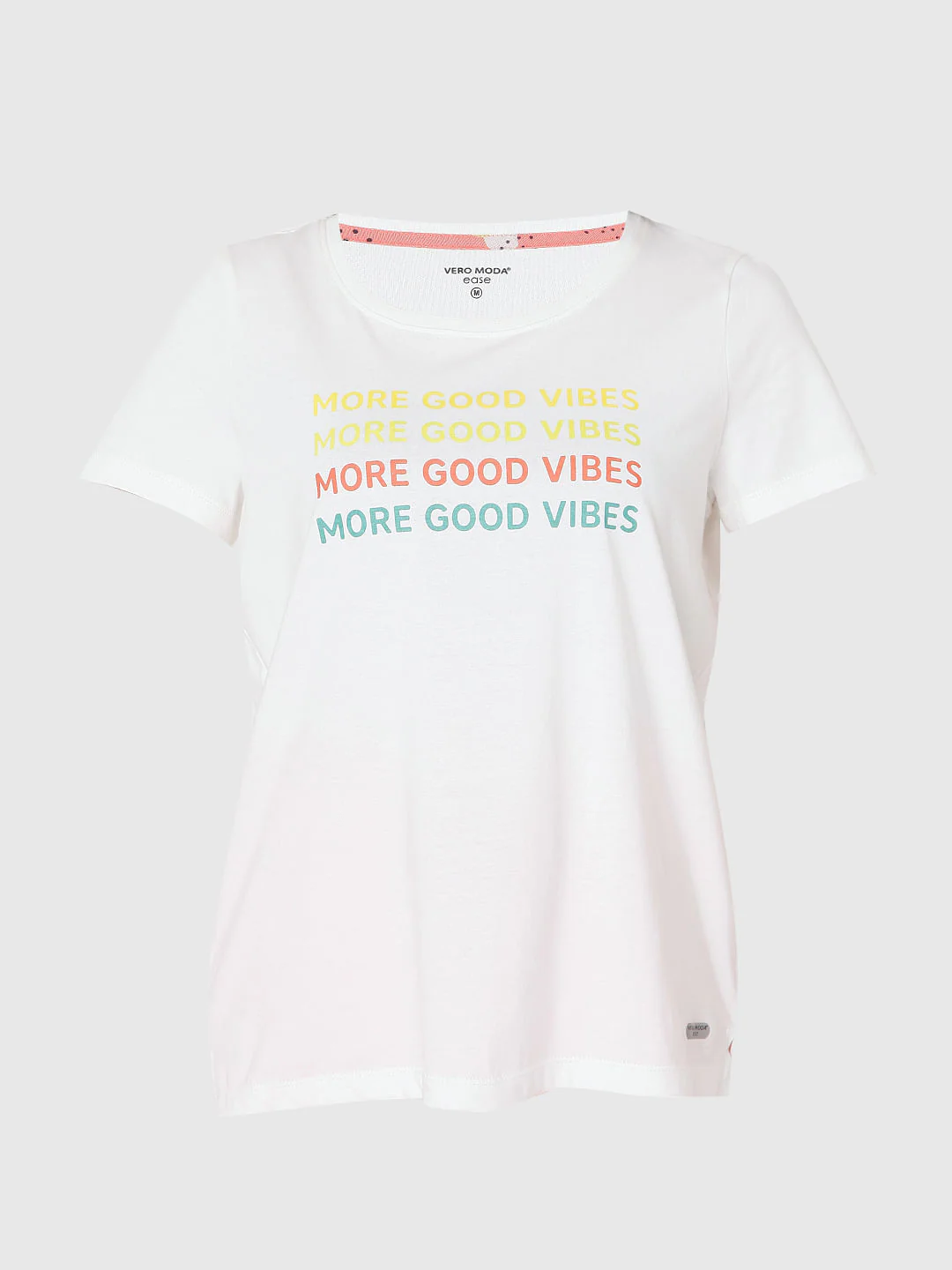 White & Coral T-Shirt & Pyjama Set - Image 7
