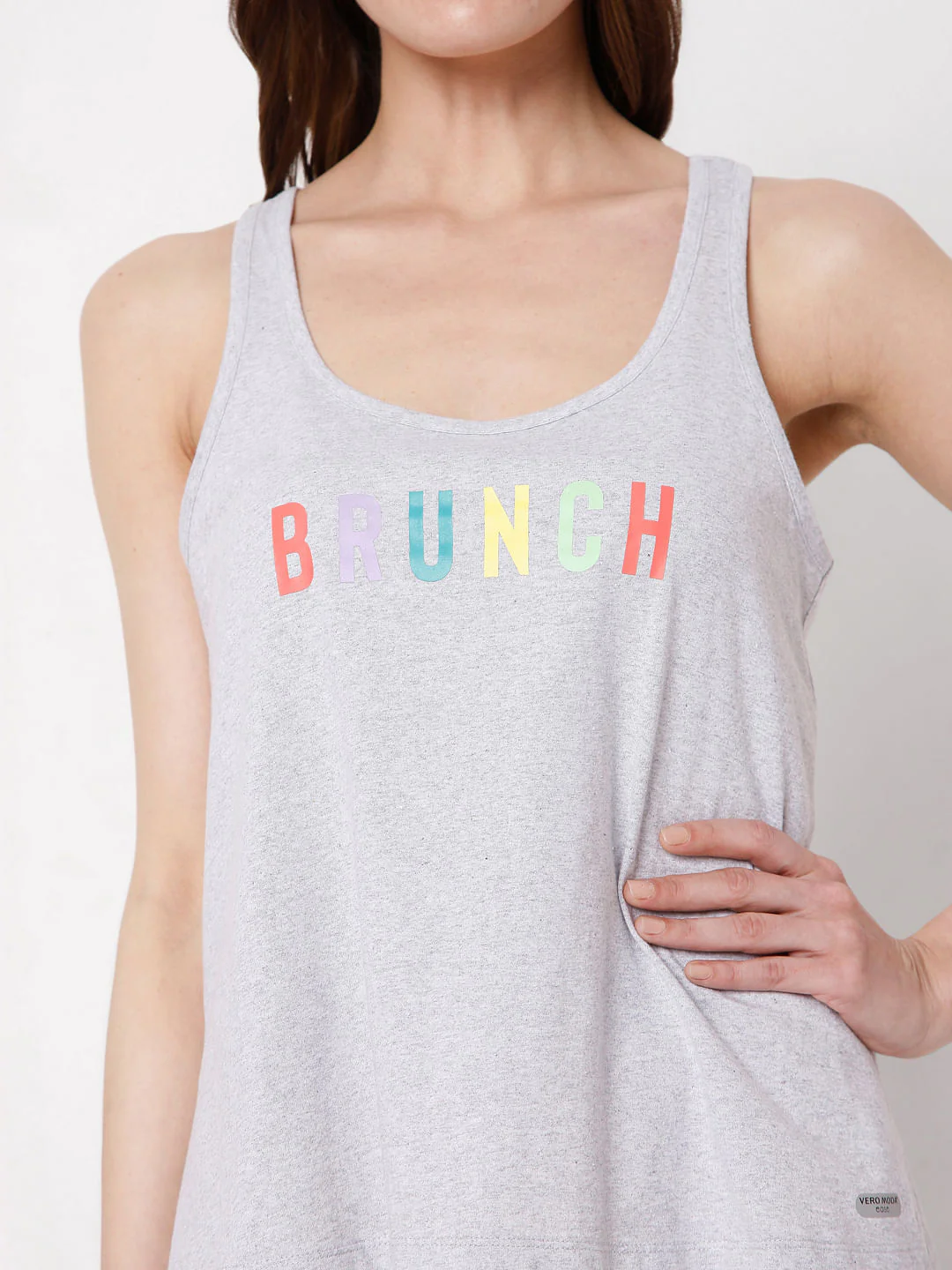 Grey & Yellow Tank Top & Shorts Set - Image 6