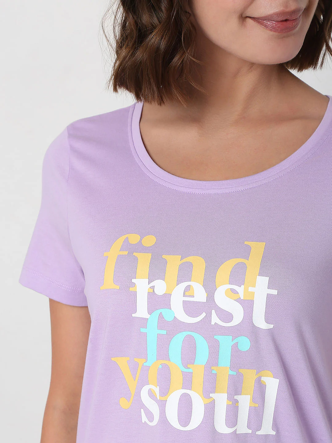 Lilac T-Shirt & Pyjama Set - Image 6