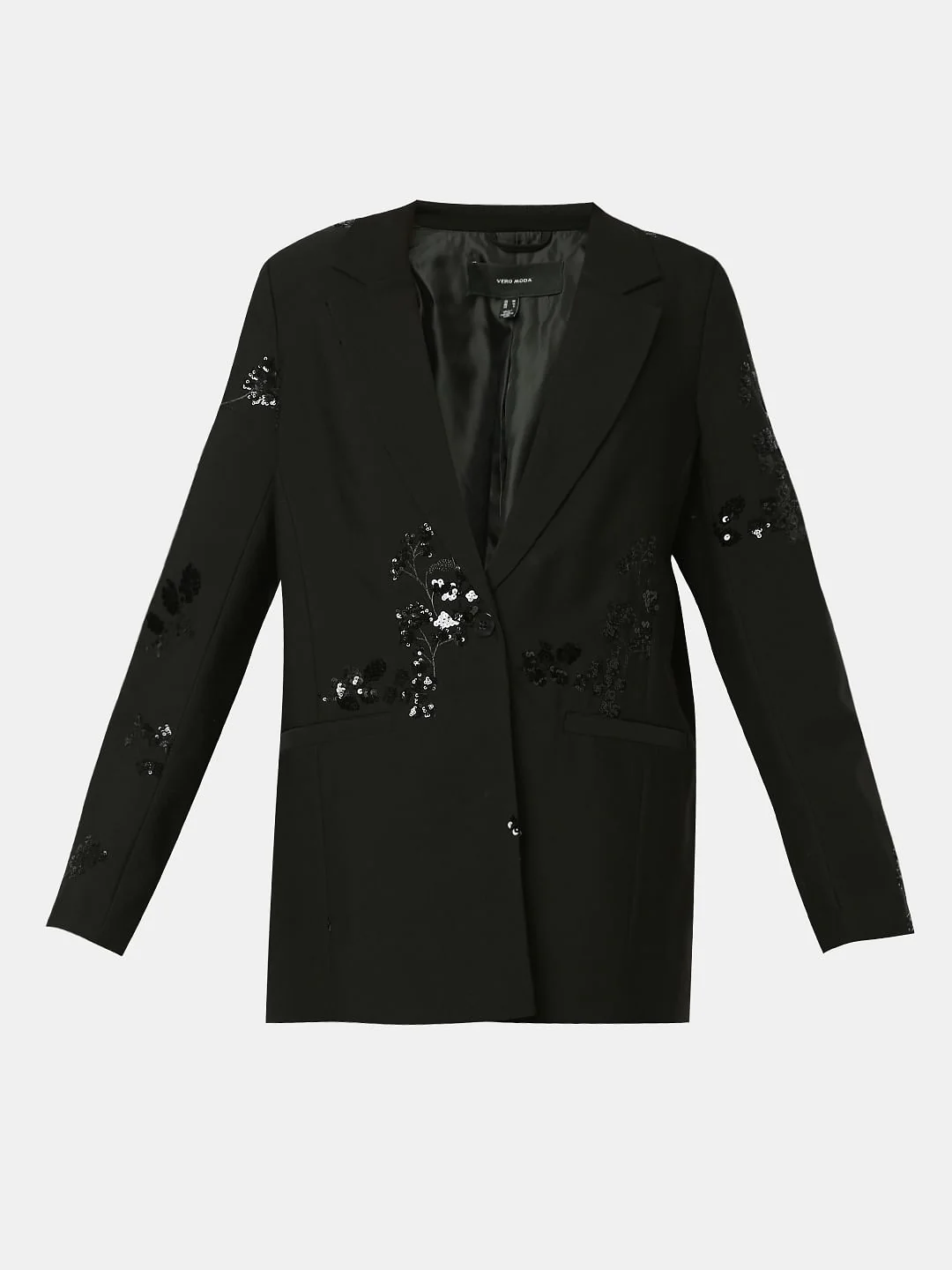 Black Squiens Embellished Blazer - Image 7