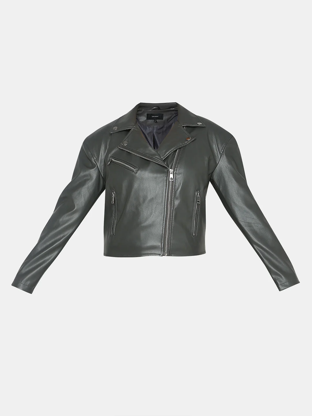 Grey Biker Jacket - Image 7
