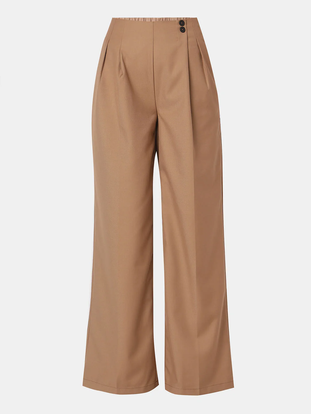 Beige Wide Leg Pant - Image 7