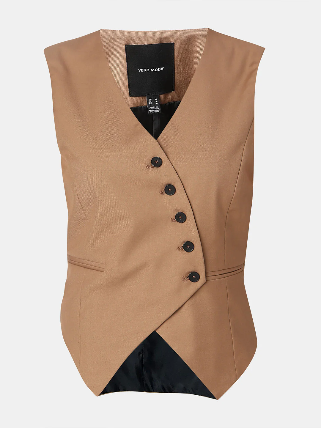 Brown Co-Ord Set Waistcoat - Image 7