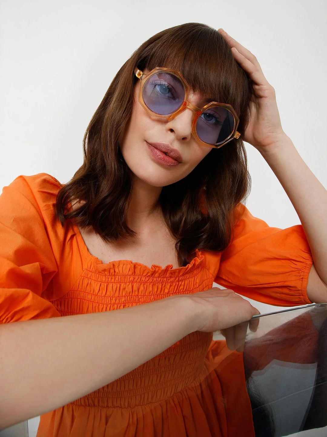 Beige Sunglasses