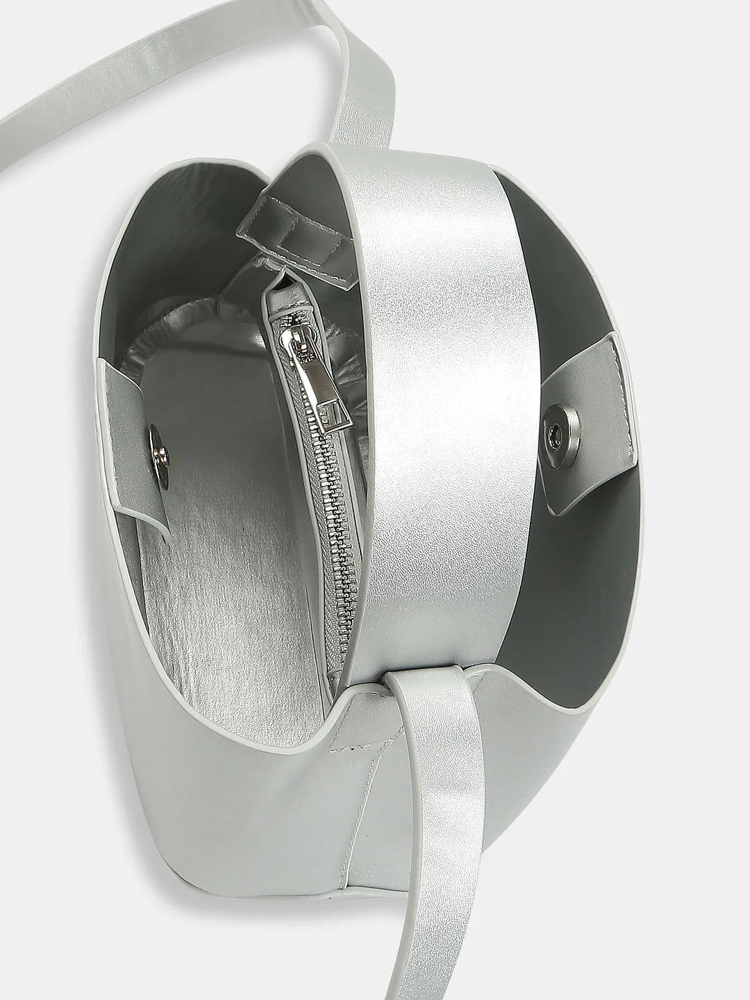 Silver Mini Handbag - Image 4