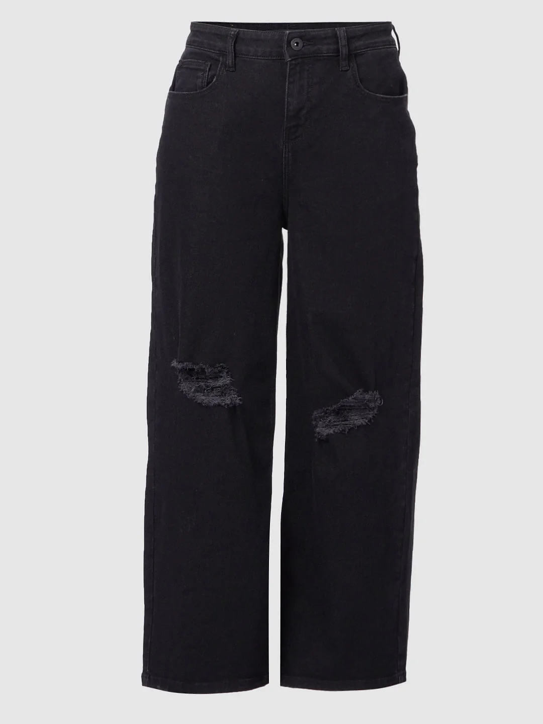 Black Zoey Wide-Leg Jeans - Image 6