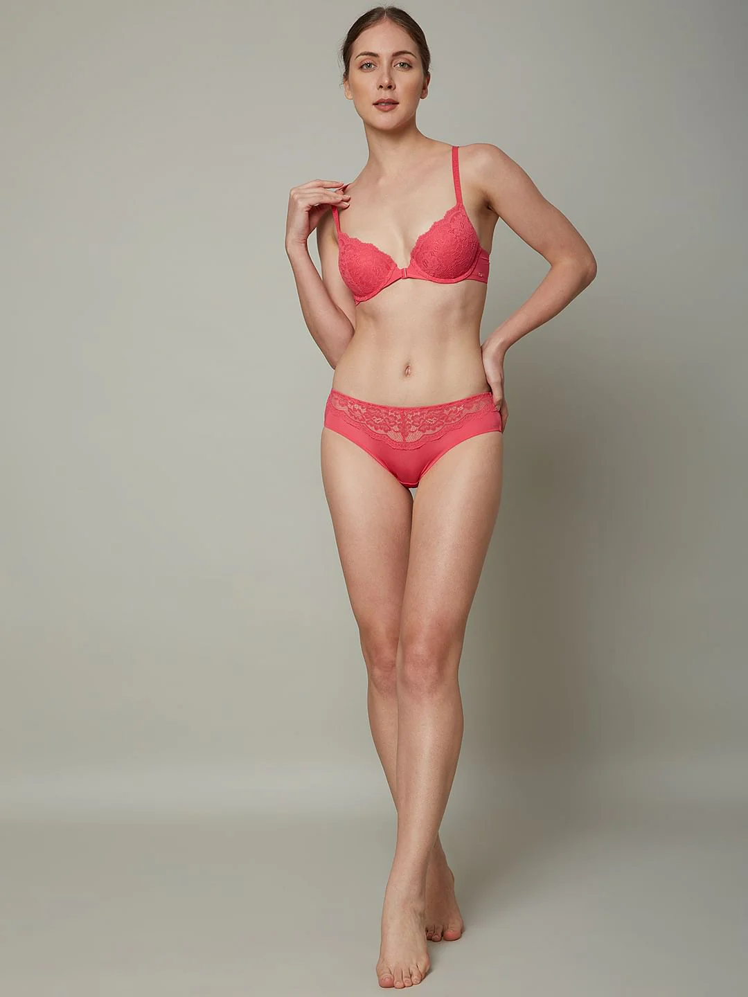 Intimates Pink Padded Push- Up Bra - Image 5