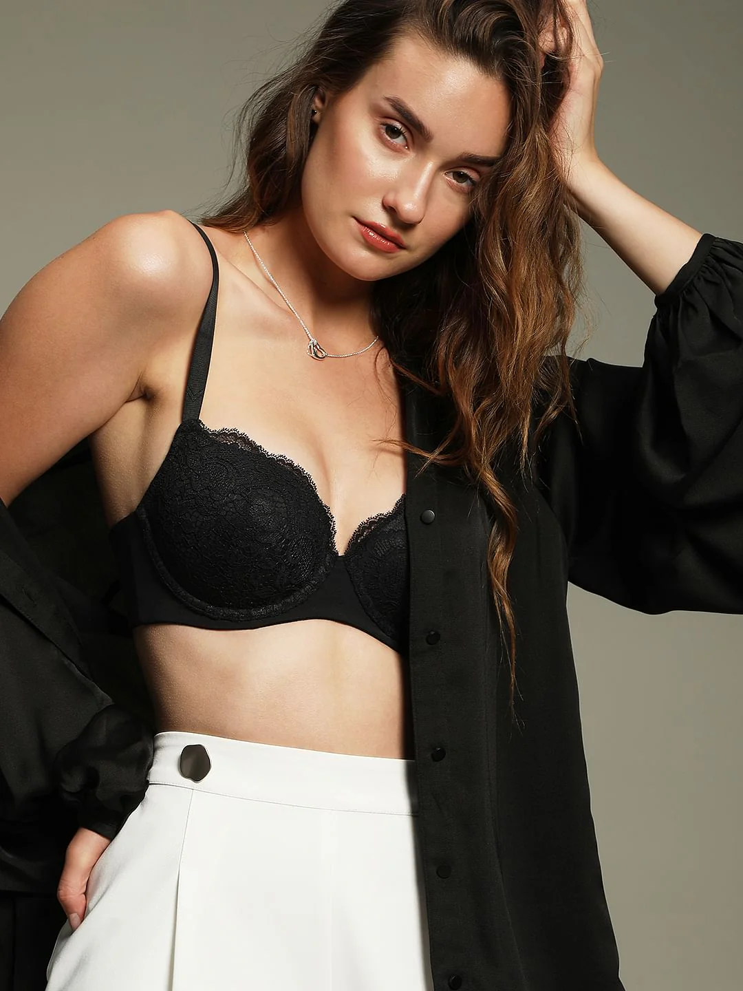 Intimates Black Padded Under-Wired T-Shirt Bra