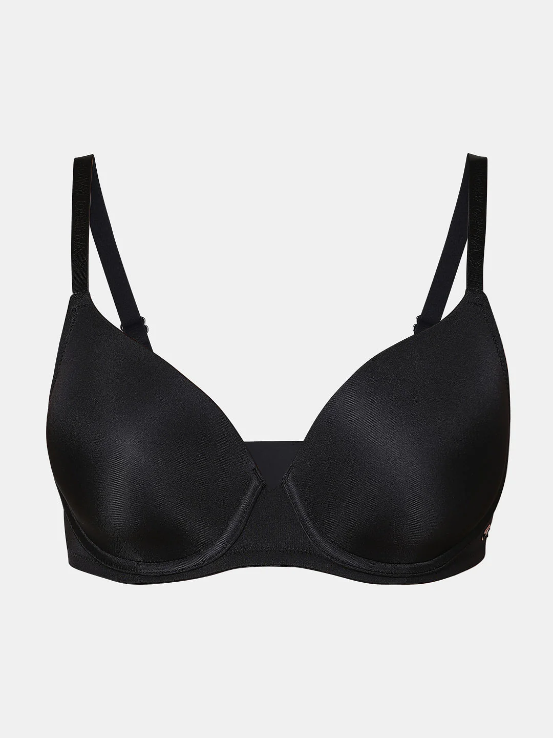 Black Under-Wired Padded T-Shirt Bra - Image 7
