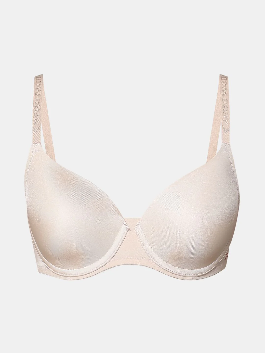 Beige Under-Wired Padded T-Shirt Bra - Image 7
