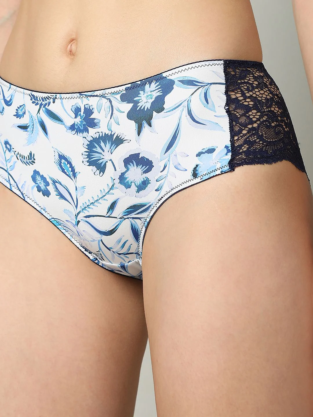 Intimates Blue Floral Maxi Briefs - Image 6