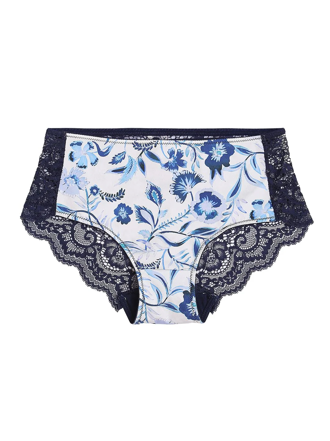 Intimates Blue Floral Maxi Briefs - Image 7