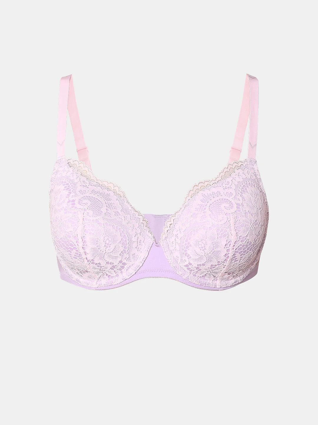 Lilac Lace Padded T-Shirt Bra - Image 7
