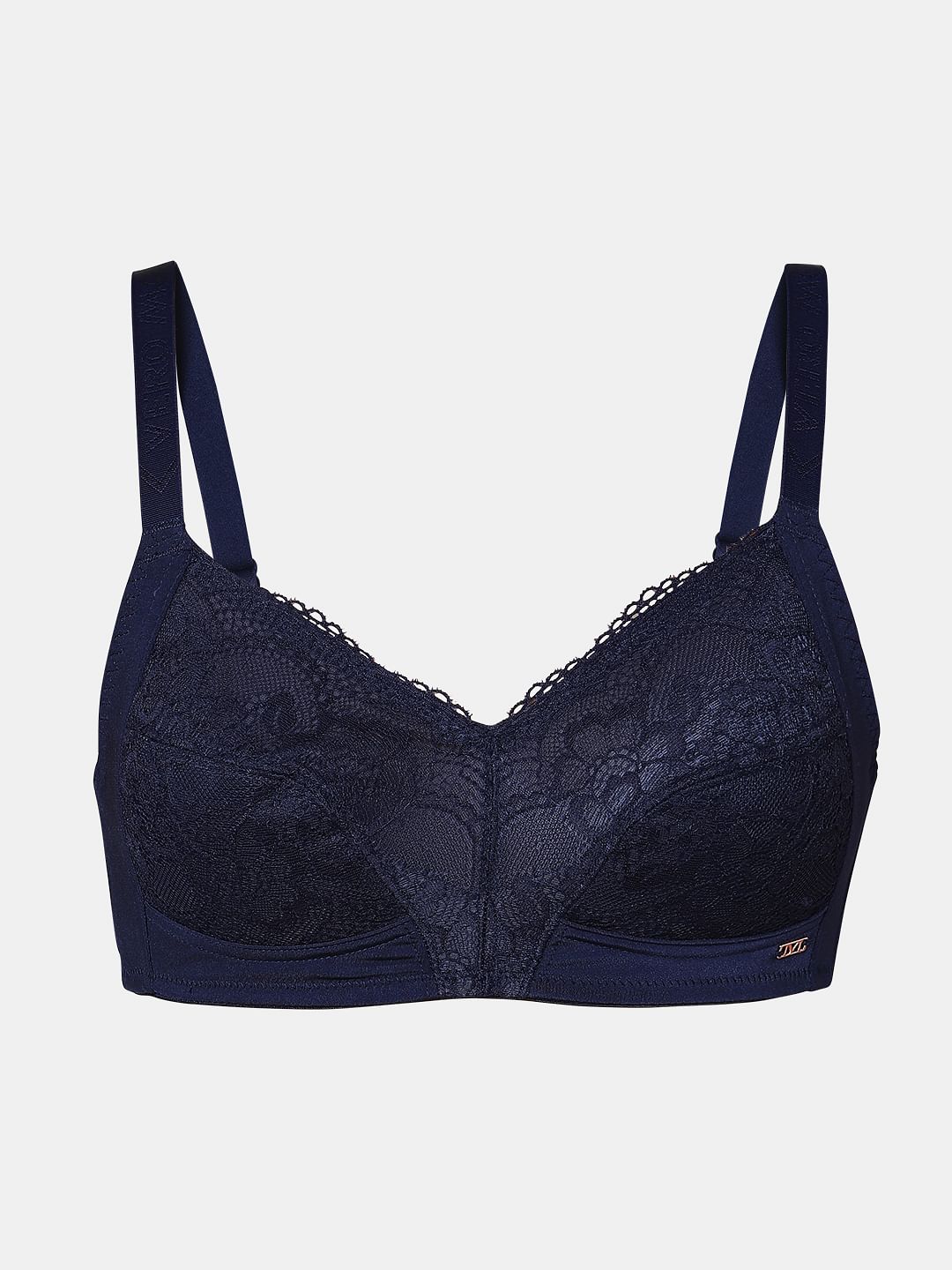 Blue Lace Classic Full Coverage Non-Padded Bra - Image 7