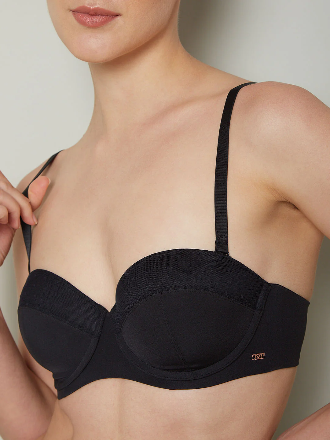Intimates Black Lightly Lined Lace Bra - Image 6