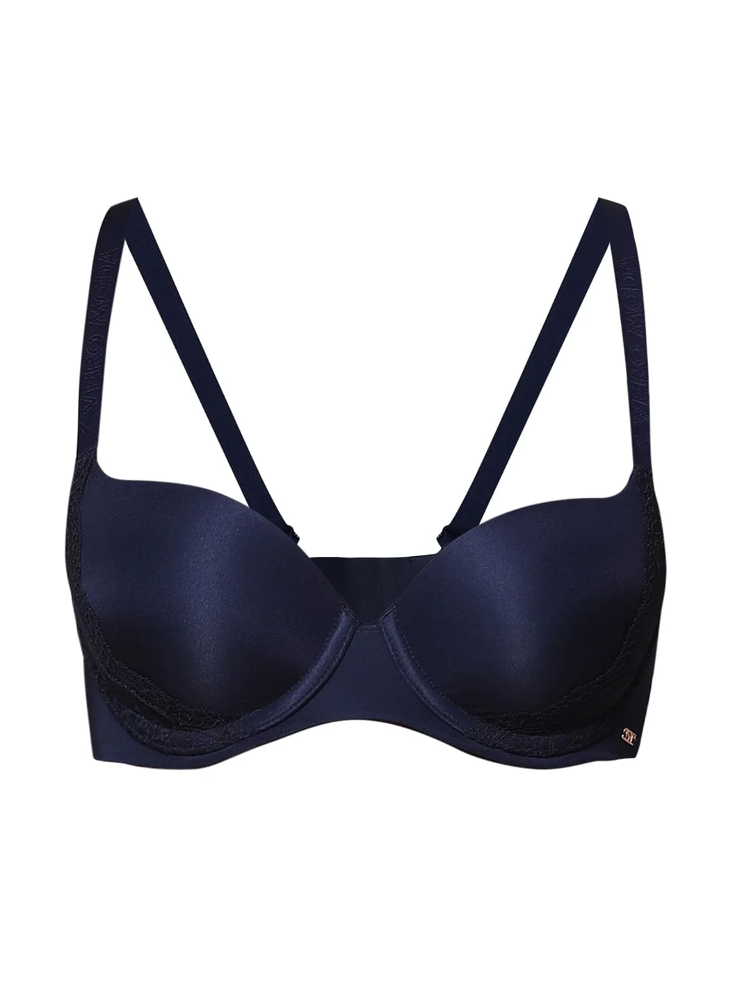 Intimates Blue Padded Under-Wired T-Shirt Bra - Image 7