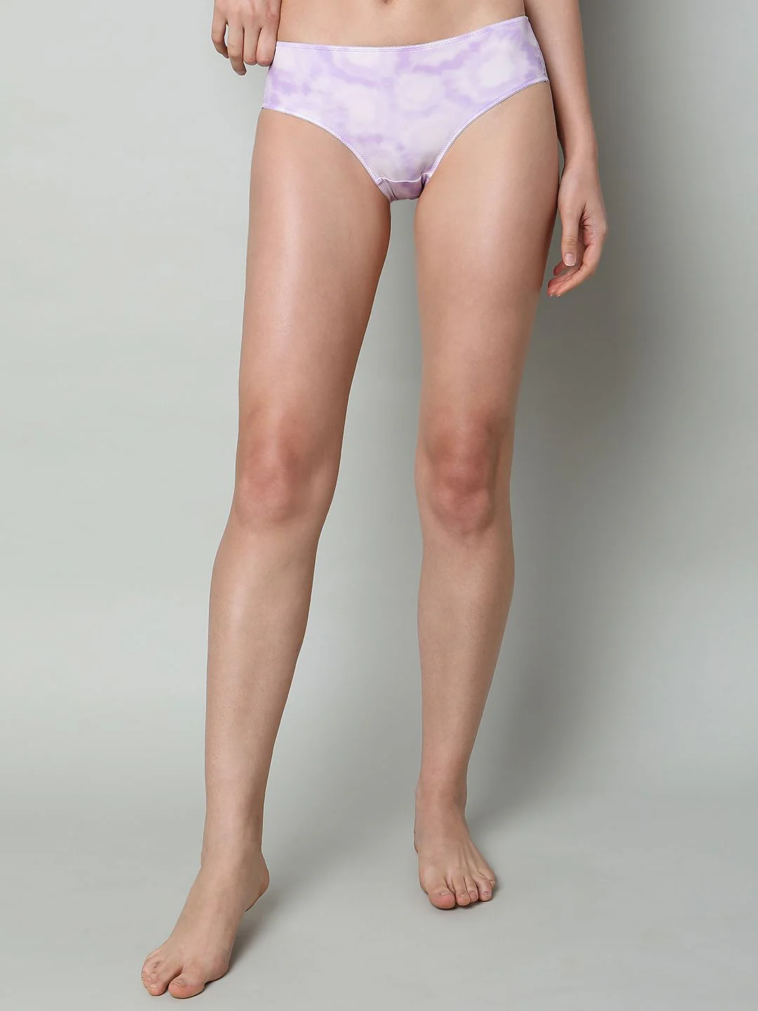 Purple Ombre Lace Midi Briefs - Image 2