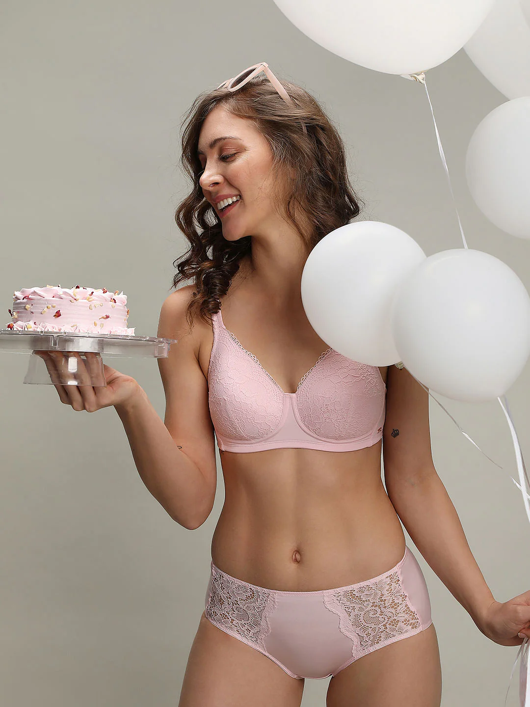 Intimates Pink Lace Detail Maxi Briefs - Image 8