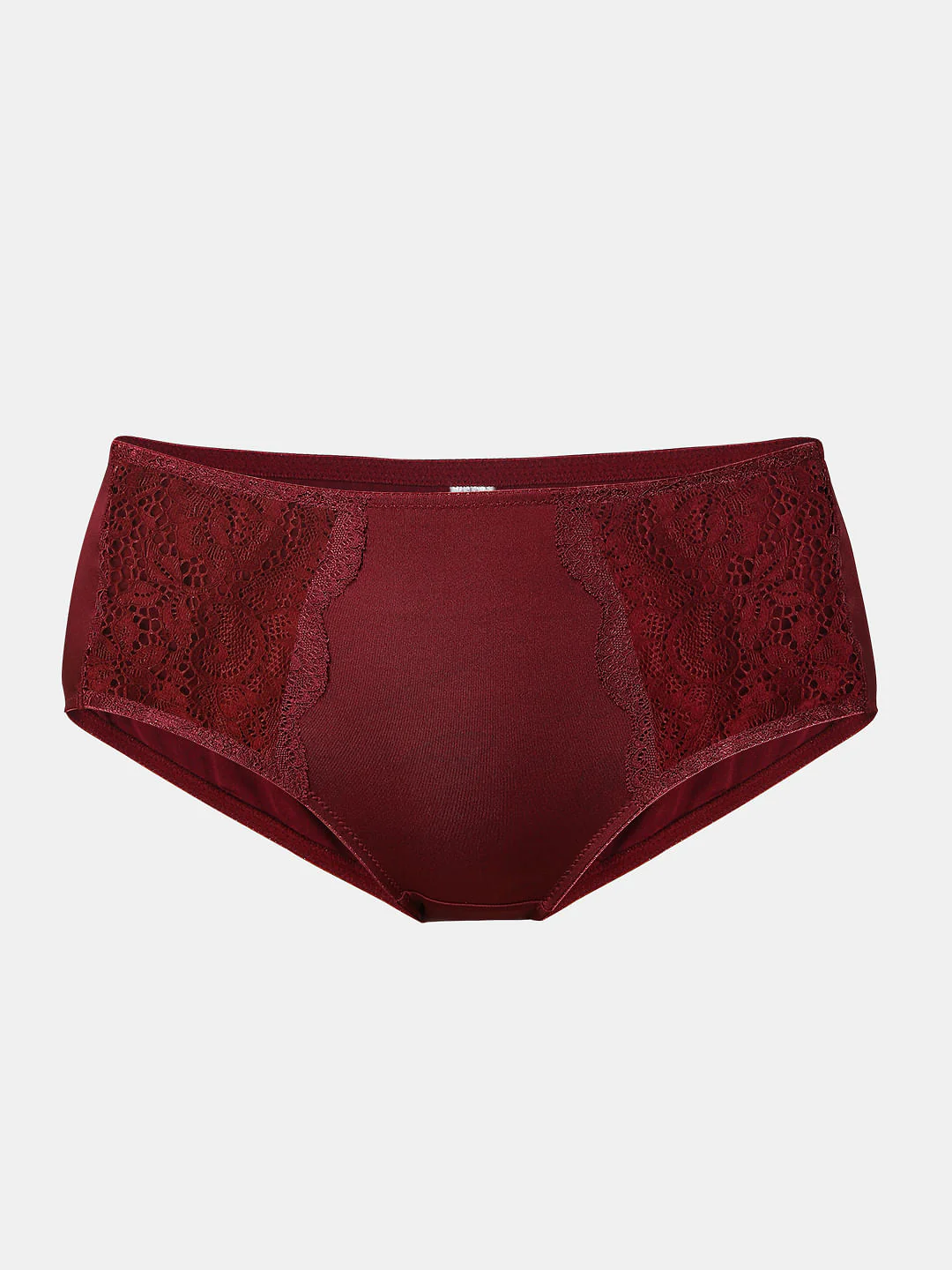 Maroon Lace Maxi Briefs - Image 7